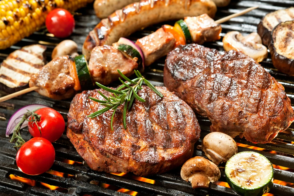 Steak on Grill