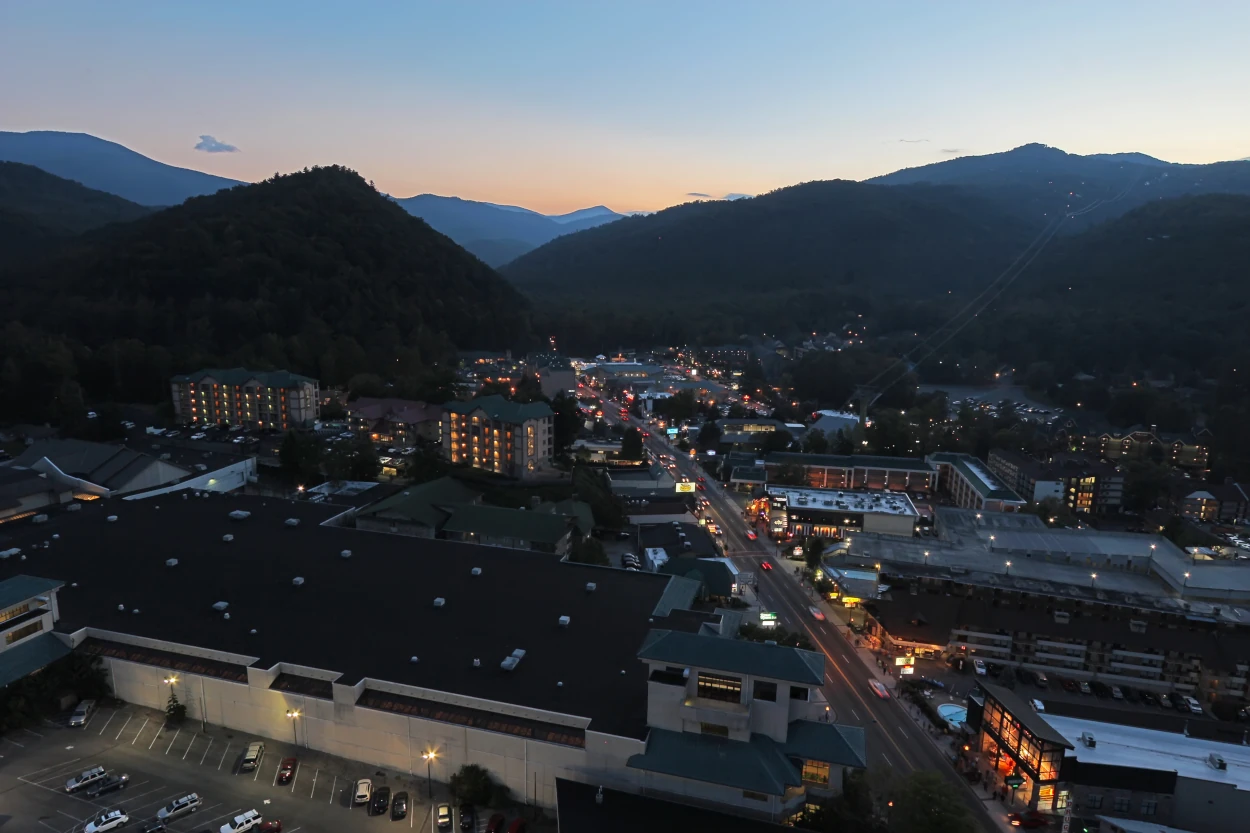 Gatlinburg night lights